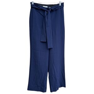 Aritzia Deep Blue Tie-Waist Pants